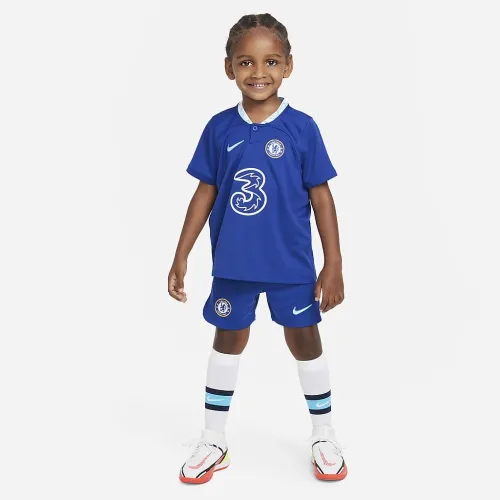 Nike Chelsea FC 2022/23 Home Little дитячі Soccer Kit блакитний