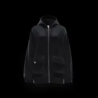 Nike Sportswear жіноча оверсайз Full-Zip French Terry Толстовка з капюшоном колір чорний