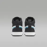 Nike Air Jordan 1 Mid SE Big детские Кроссовки цвет черный