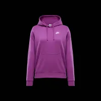 Nike Sportswear Club Fleece женская Pullover Толстовка с капюшоном цвет фиолетовый