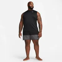 Nike Dri-FIT чоловічі Sleeveless Swim Hydroguard (Extended Size) колір чорний