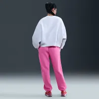 Nike Sportswear Phoenix Fleece женская С высокой Талией оверсайз Sweatpants Pink