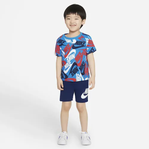 Nike Futura Toss Toddler шорты набор синий