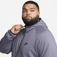 Nike Tech мужские Lightweight Knit Full-Zip Толстовка с капюшоном цвет серый