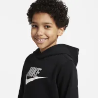 Nike Sportswear Club Fleece Big Kids’ Pullover Толстовка з капюшоном колір чорний