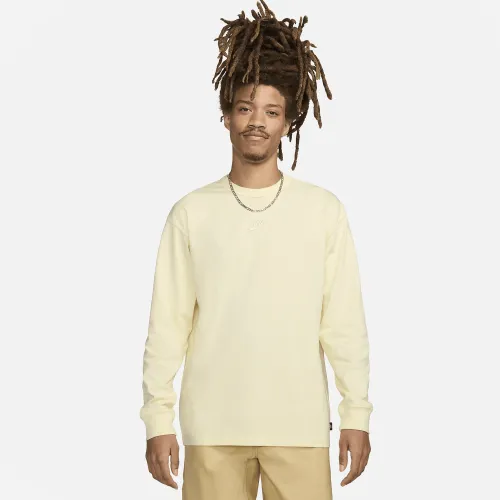 Nike Sportswear Premium Essentials чоловічі Long-Sleeve футболка колір коричневий