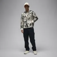 Nike Jordan Brooklyn Fleece мужские Printed Pullover Толстовка с капюшоном цвет черный