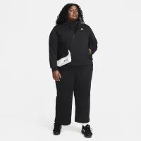 Nike Sportswear Club Fleece женская Mid-Rise Wide-Leg Sweatpants (большие размеры) цвет черный
