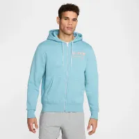 Nike Club чоловічі Full-Zip Fleece Толстовка з капюшоном блакитний