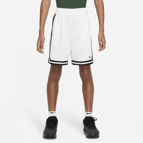 Nike Dri-FIT DNA Big детские (для мальчиков) баскетбольные шорты цвет белый