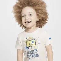 Nike Toddler Palm Tree Hoop JDI футболка цвет белый