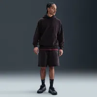 Nike Solo Swoosh мужские French Terry Pullover Толстовка с капюшоном цвет черный