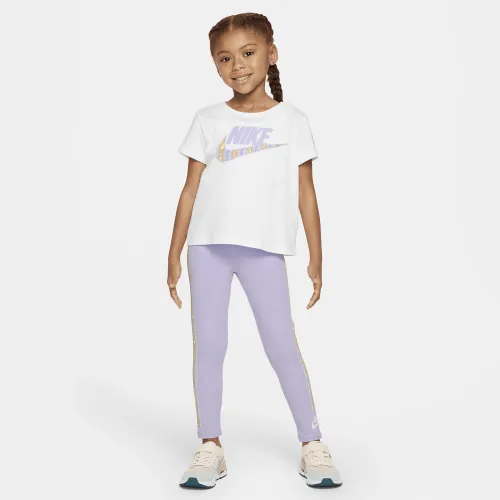 Nike Happy Camper Little дитячі лосіни комплект колір фіолетовий