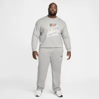 Nike Club Fleece мужские Crew цвет серый