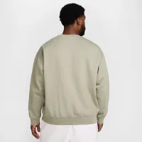 Nike Solo Swoosh мужские Fleece Crew цвет зеленый