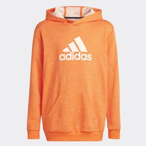 Кофта/футболка adidas Future Icons Badge Of Sport Hooded свитшот HP0904 - оранжевая