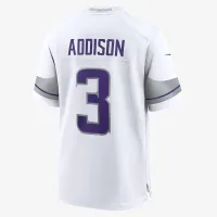 Jordan Addison Minnesota Vikings мужские Nike NFL Game Jersey цвет белый