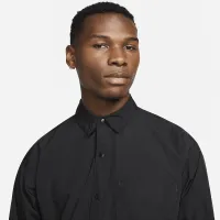 Nike Sportswear Tech Pack мужские Woven Long-Sleeve Shirt цвет черный