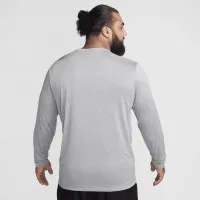 Nike Dri-FIT Legend чоловічі Long-Sleeve Fitness Top колір сірий