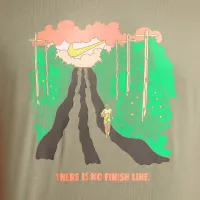 Nike мужские Running футболка цвет зеленый