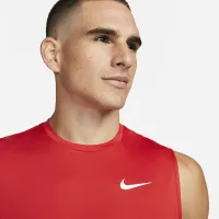 Nike Essential чоловічі Sleeveless Hydroguard Swim Shirt колір червоний