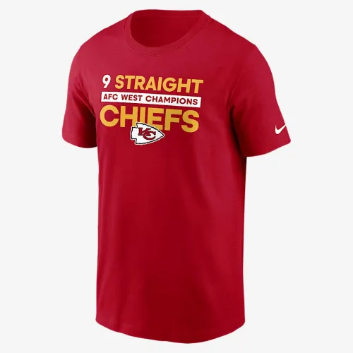 Kansas City Chiefs 9 Straight AFC West Champions чоловічі Nike NFL футболка колір червоний