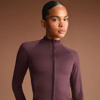 NikeSKIMS Matte женская Mock-Neck Full-Zip Куртка цвет красный