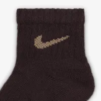 Nike Dri-FIT Performance Basics Little детские Ankle носки (6 пары) цвет коричневый