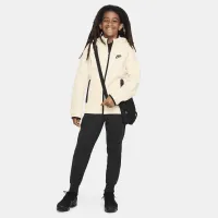 Nike Sportswear Tech Fleece Big детские (для мальчиков) Full-Zip Толстовка с капюшоном цвет белый