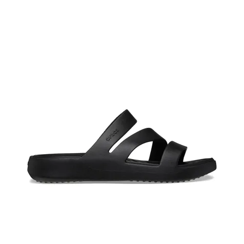 Шлёпанцы Crocs Getaway Strappy 209587-001 - Черные