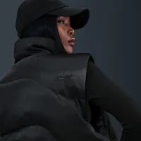 Nike Sportswear Swoosh Series женская оверсайз Down Vest цвет черный