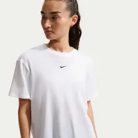 Nike One Relaxed жіноча Dri-FIT Short-Sleeve Top колір білий