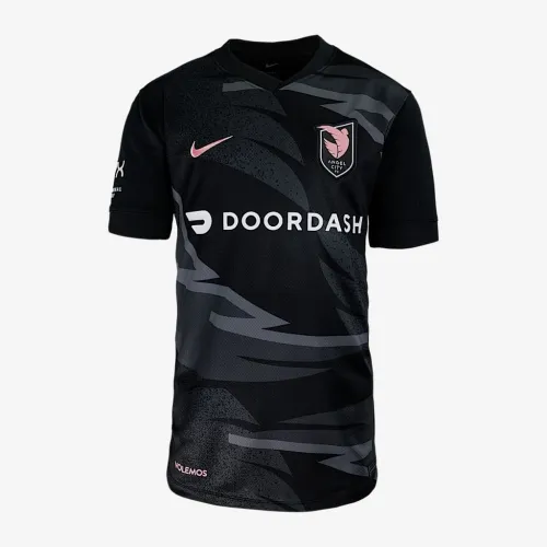 Angel City FC 2025 Stadium Home Big детские Nike Dri-FIT NWSL Replica Jersey цвет черный