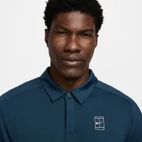 NikeCourt Advantage чоловічі Dri-FIT Tennis Polo блакитний