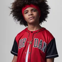 Nike Jordan Big дитячі Baseball Jersey колір червоний