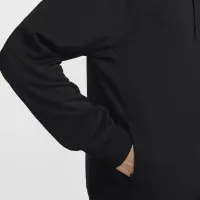 Nike Primary Fleece мужские Dri-FIT UV Pullover Performance Толстовка с капюшоном цвет черный