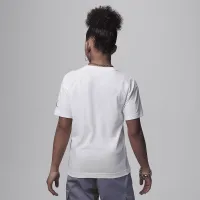 Nike Jordan Hoop Style Big дитячі Graphic футболка колір білий