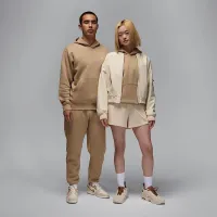 Nike Jordan Brooklyn Fleece чоловічі Pullover Толстовка з капюшоном колір коричневий