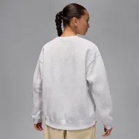 Nike Jordan Brooklyn Fleece женская Crew-Neck свитшот цвет коричневый