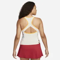 NikeCourt Dri-FIT Slam жіноча Printed Tennis Tank Top колір білий