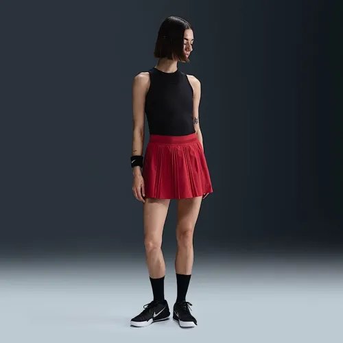 NikeCourt Advantage женская Dri-FIT Pleated Tennis юбка цвет красный