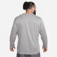 Nike Dri-FIT Legend чоловічі Long-Sleeve Fitness Top колір сірий