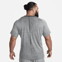 Nike TechKnit мужские Dri-FIT ADV Short-Sleeve Running Top цвет черный