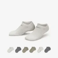 Nike Dri-FIT Little детские No-Show носки (6 пары) цвет серый