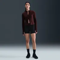 Nike Zenvy женская Dri-FIT Full-Zip Long-Sleeve Top цвет красный