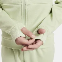 Nike Therma-FIT Big дитячі Full-Zip Толстовка з капюшоном колір зелений