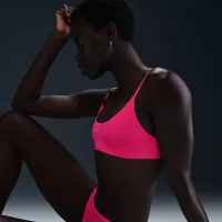 Nike Swim Essential женская Bralette Bikini Top Pink