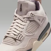 Nike Air Jordan 4 Retro x A Ma манера женская Кроссовки цвет коричневый