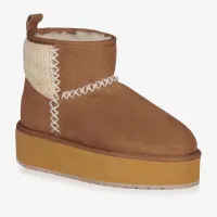 Кросівки Emu Australia Stinger Knit Flatform W13143CHES - Бежеві
