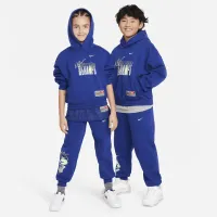 Nike Culture of баскетбольні Big дитячі Pullover Fleece Толстовка з капюшоном блакитний